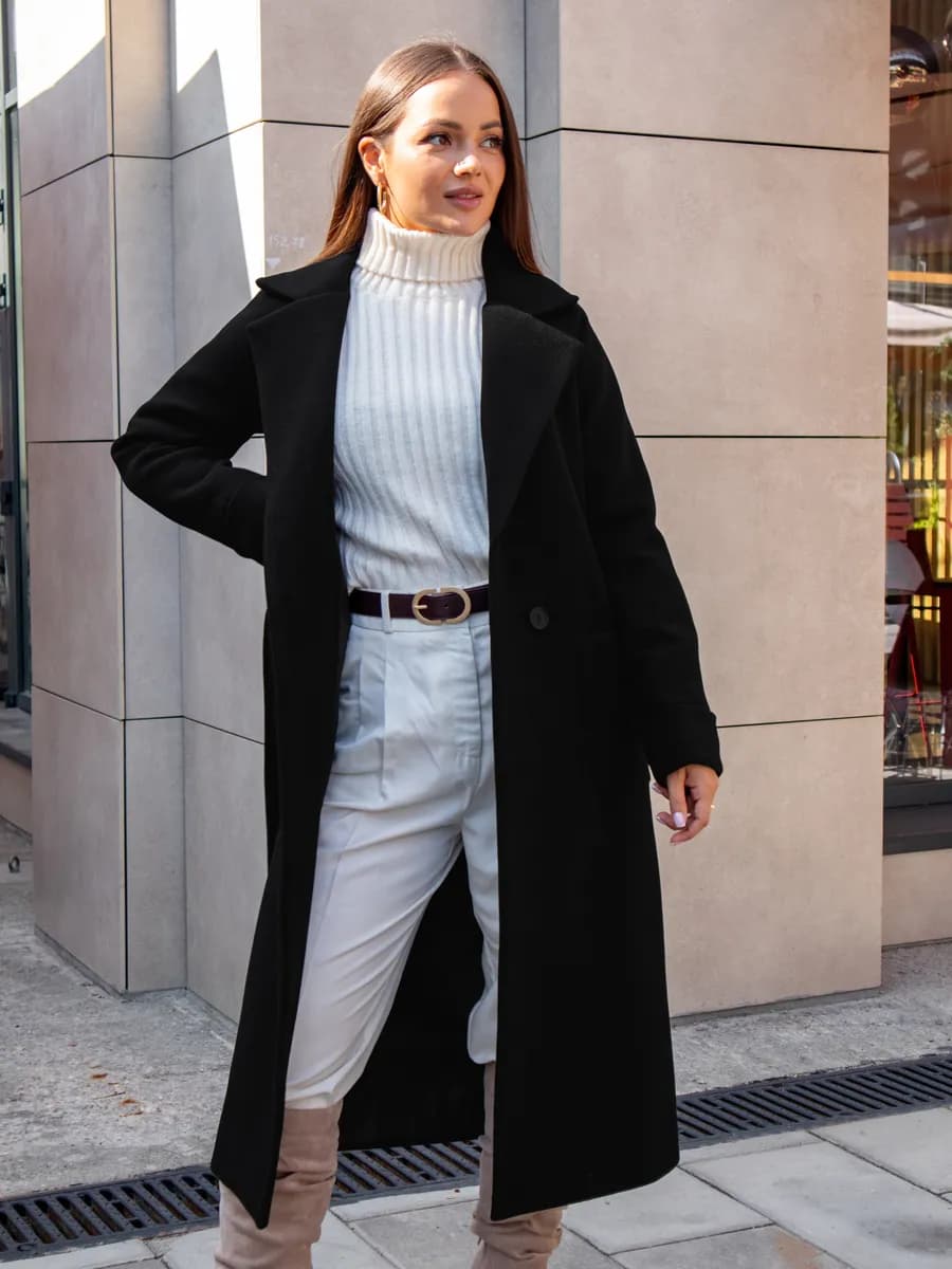 Пальто женское весна-осень - фото 1