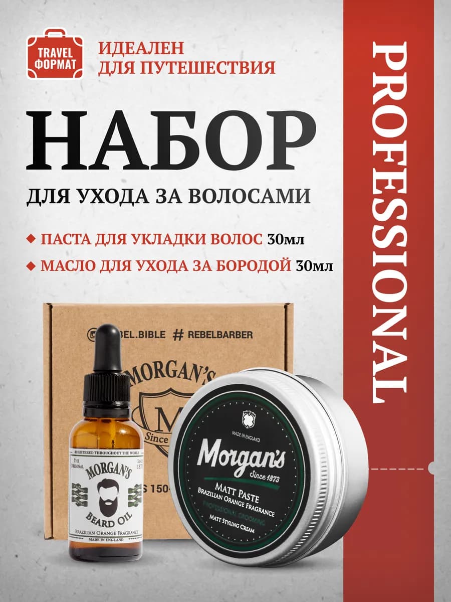 Набор для бороды и волос Morgans