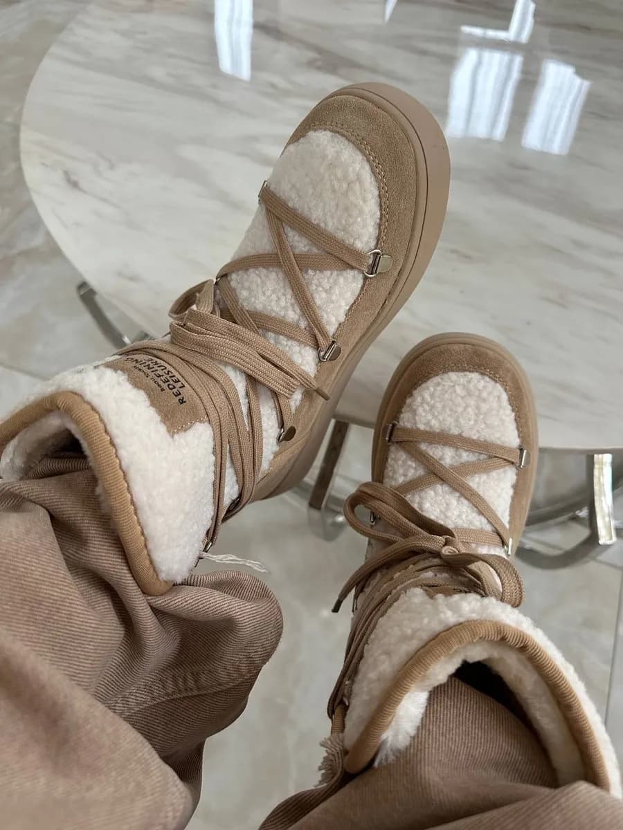 Женские зимние угги натуральная кожа натуральная шерсть