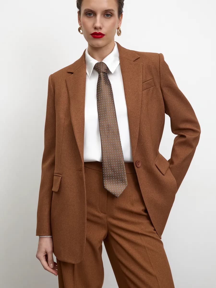 Пиджак жакет оверсайз классический прямой