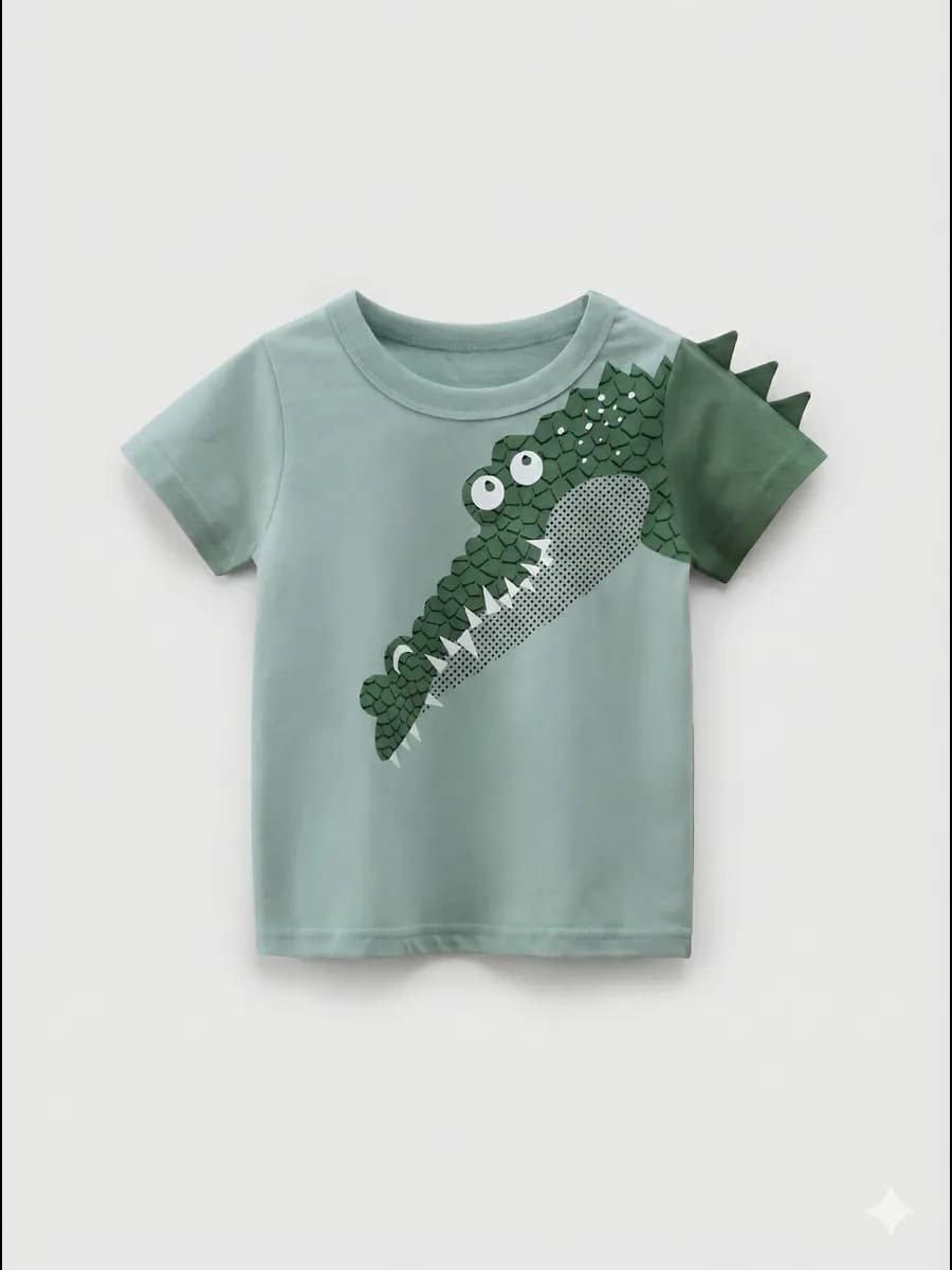Футболка с крокодилом