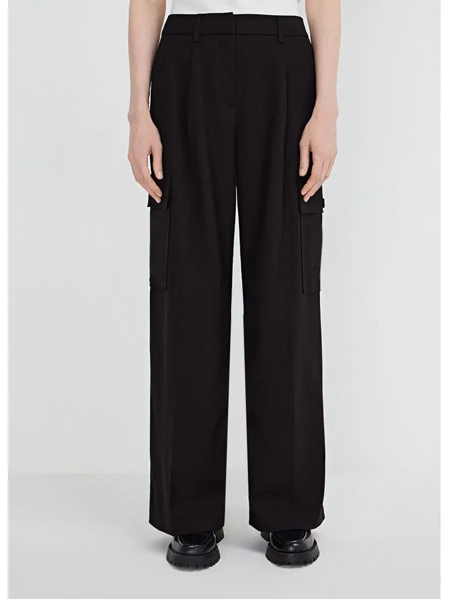 Женские прямые брюки-карго - фото 1