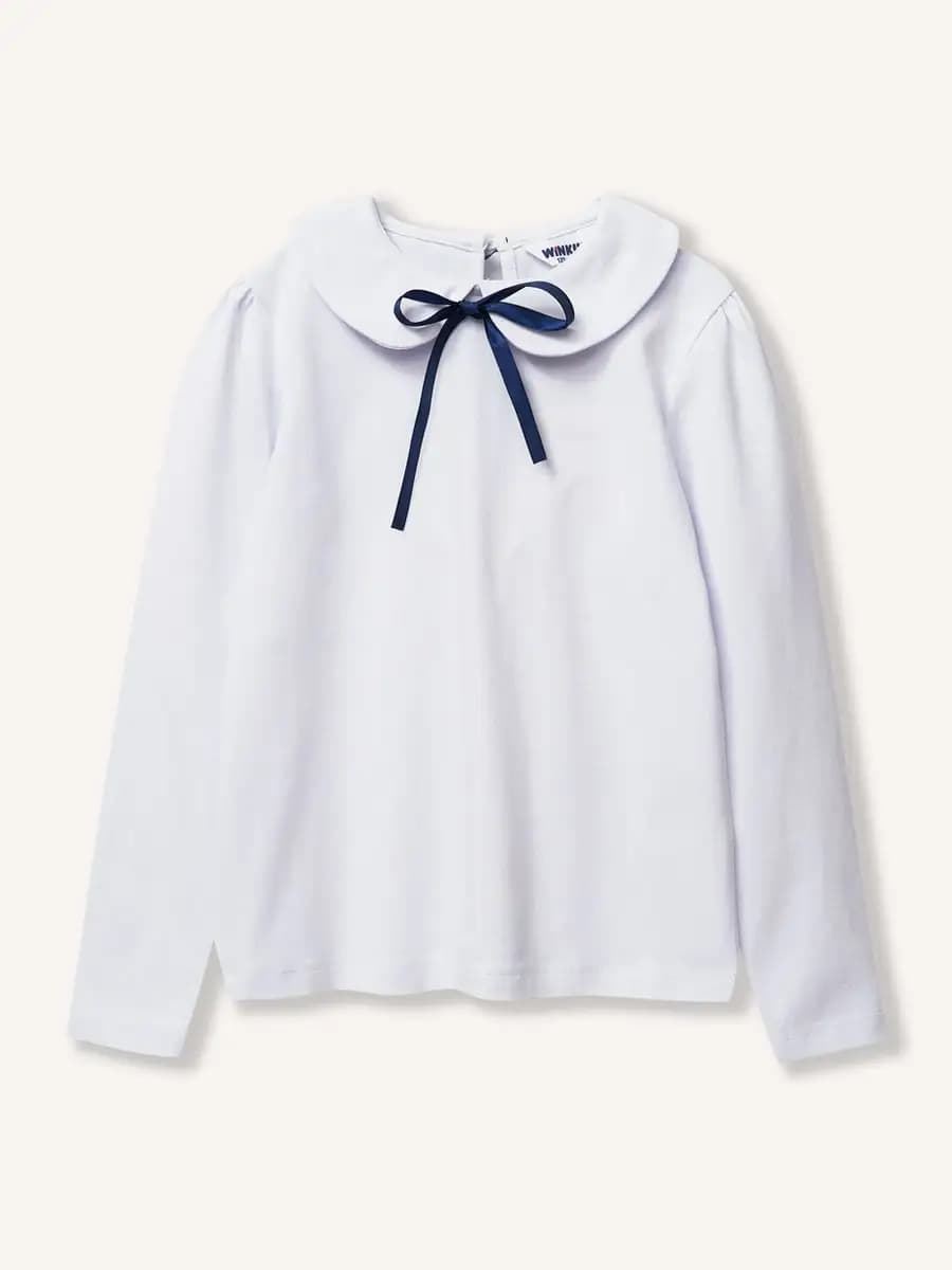 Блузка белая нарядная