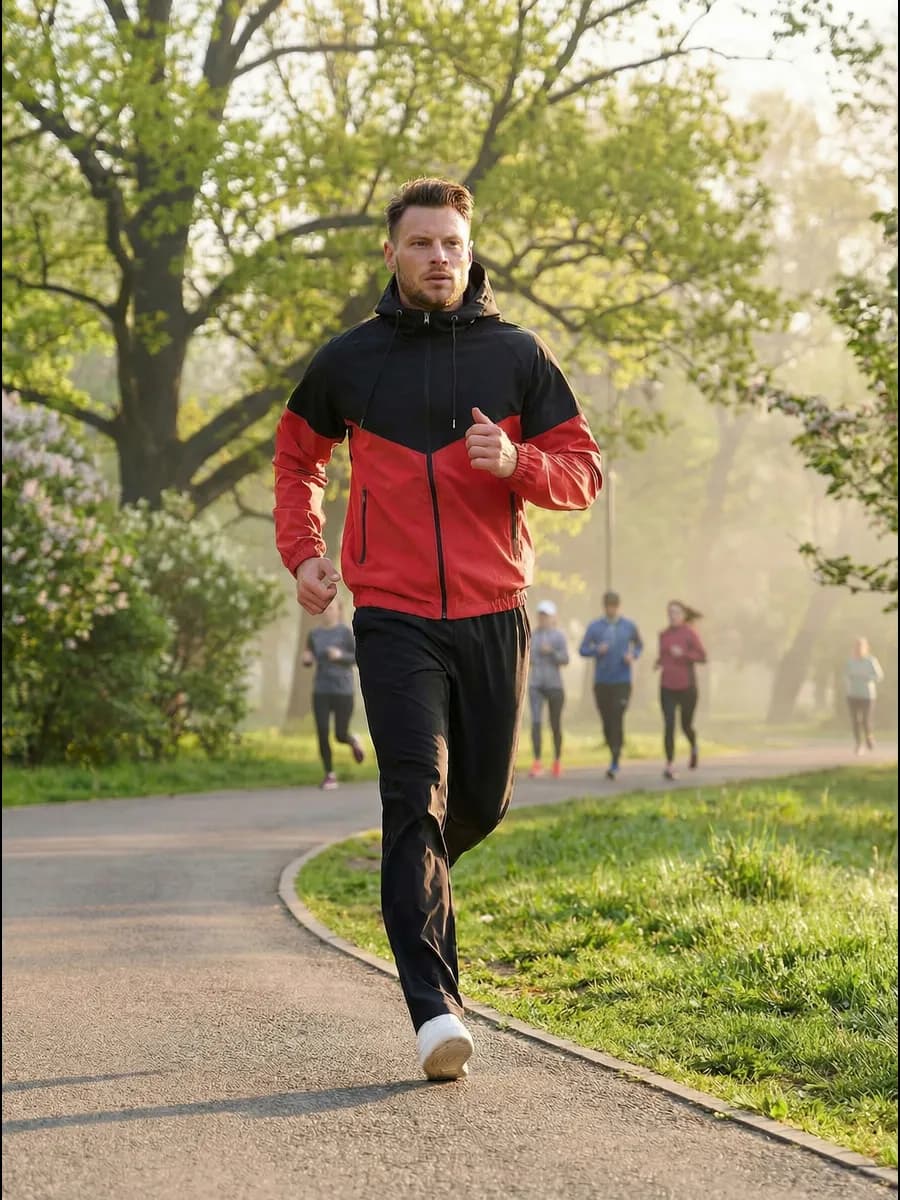 Спортивный костюм на молнии весенний