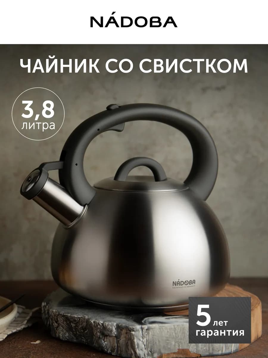 Чайник со свистком для газовой плиты