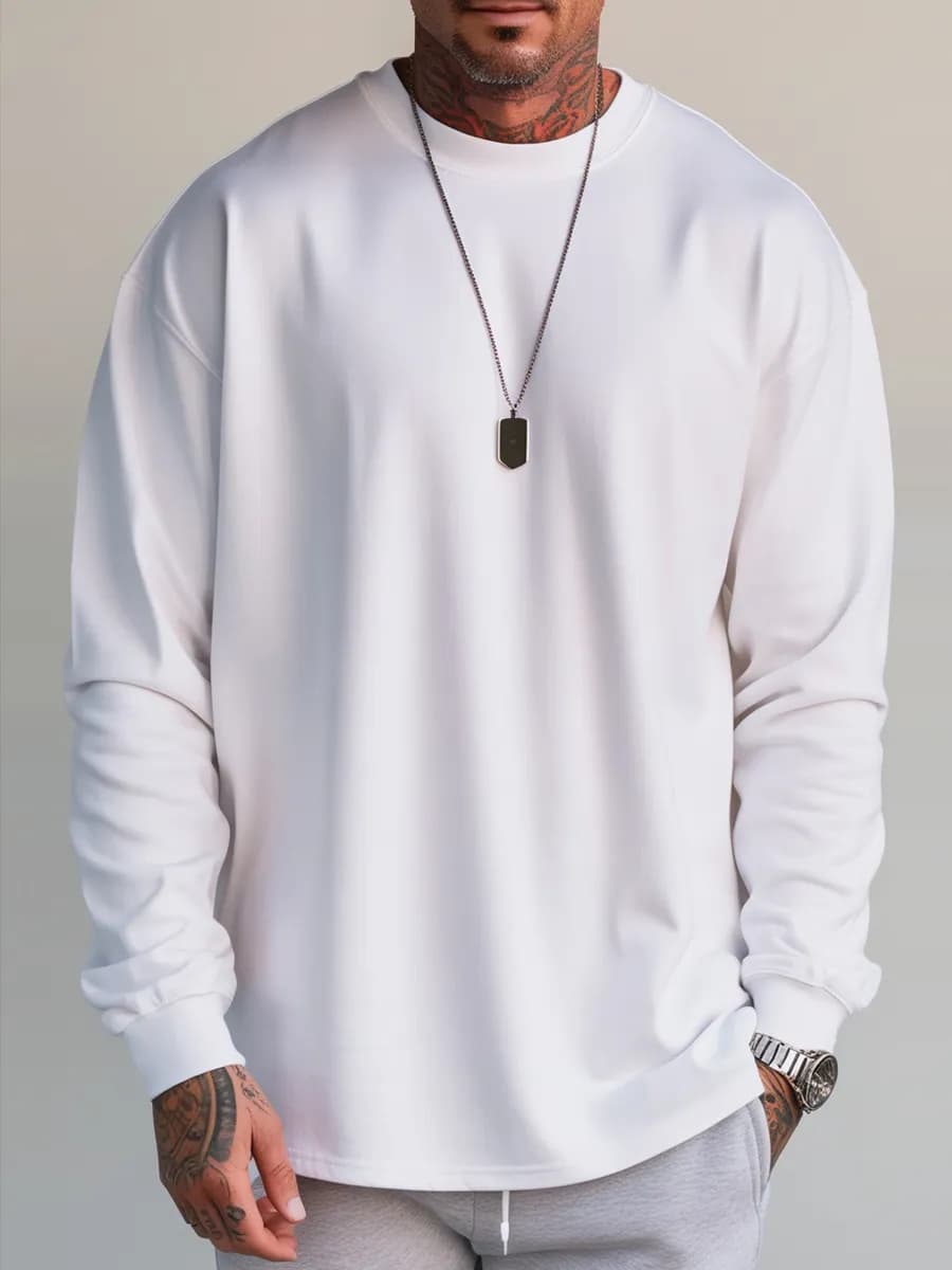 Лонгслив базовый oversize