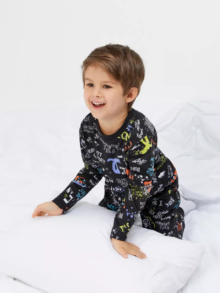 Пижама детская лонгслив с брюками