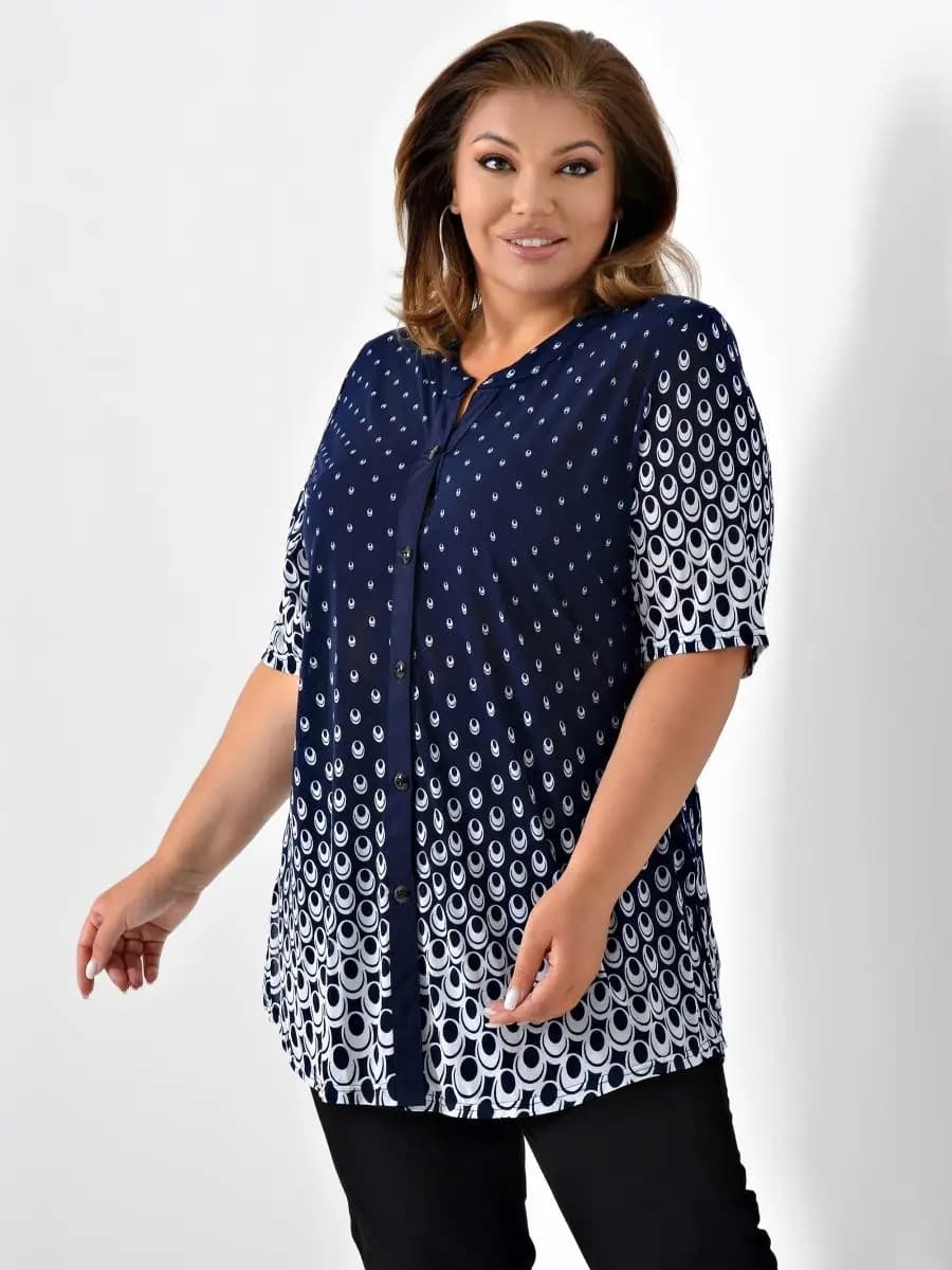 Блузка стильная больших размеров