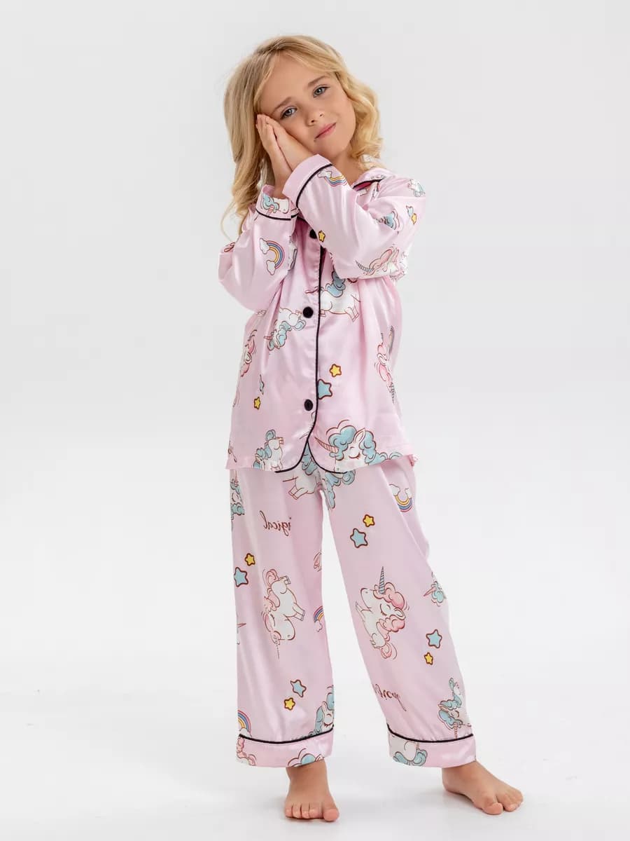 Пижама шёлковая детская