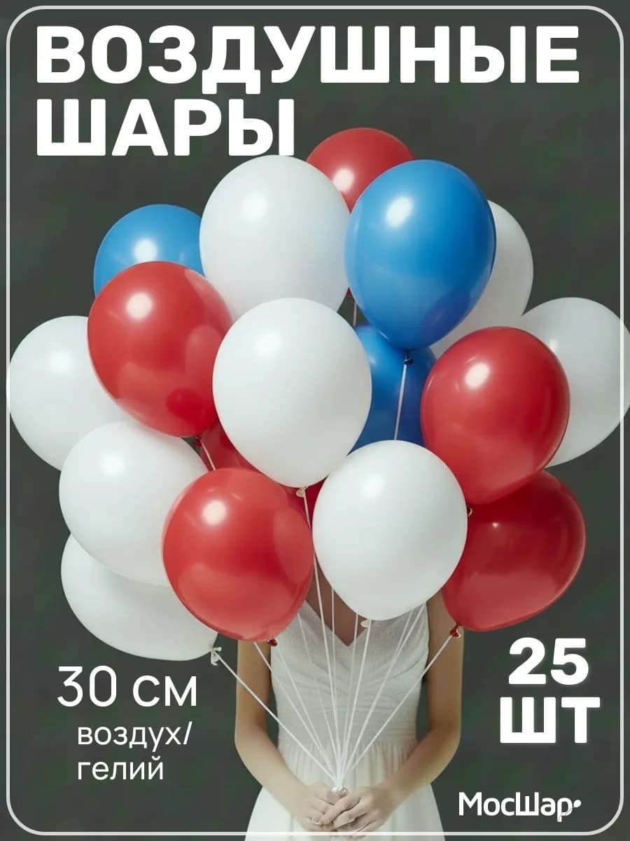 Воздушные шары на день рождения 25шт