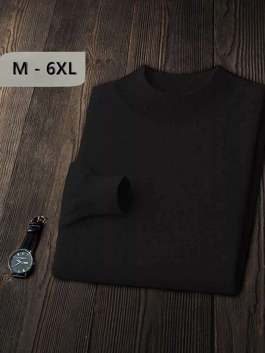 Джемпер классический однотонный базовый свитер