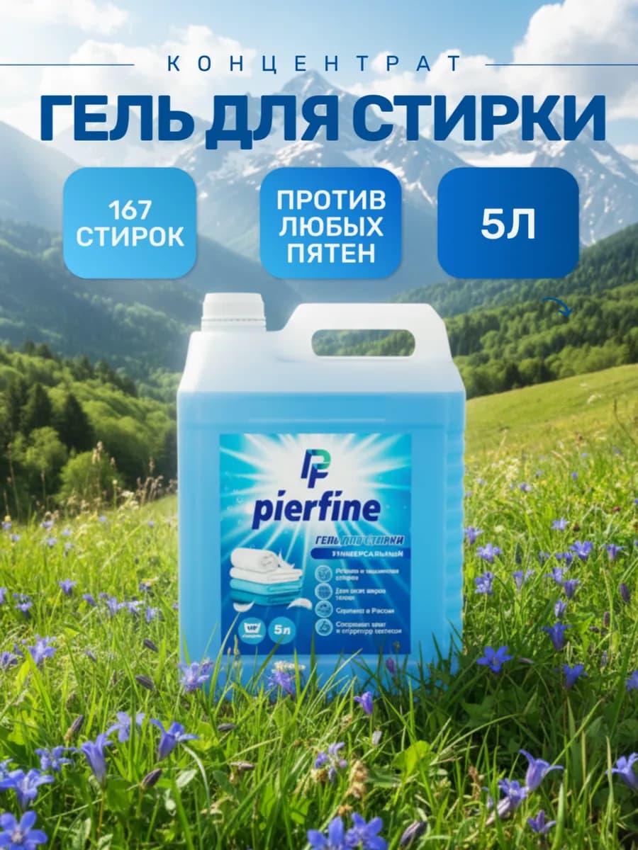Гель для стирки 5 литров автомат