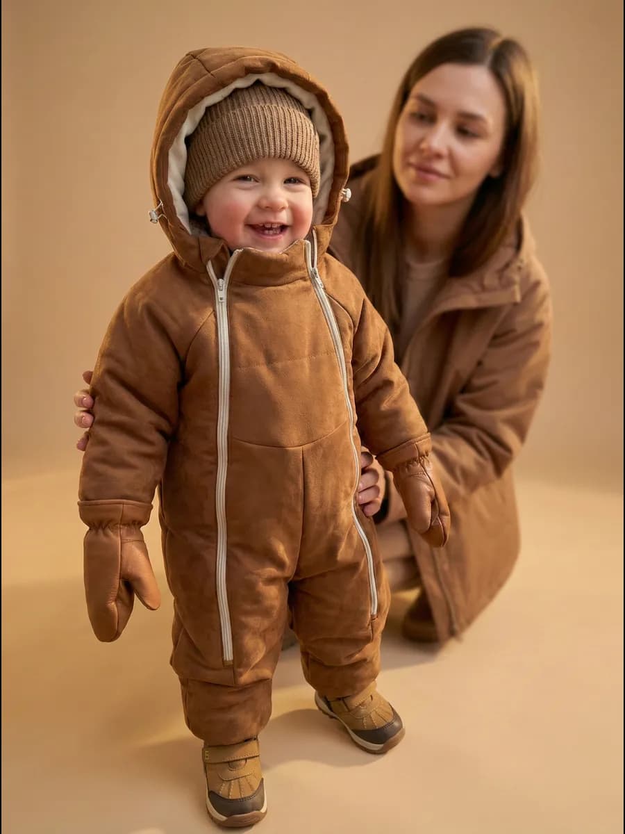 Комбинезон для новорожденных зимний