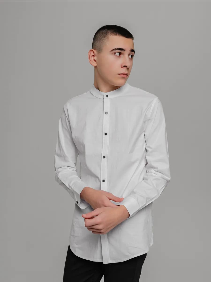 Рубашка классическая с длинным рукавом