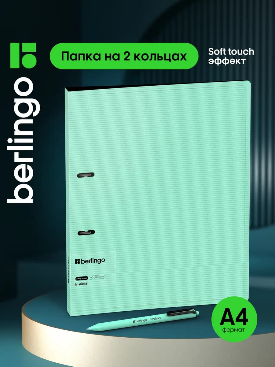 Папка на кольцах для документов и файлов, А4