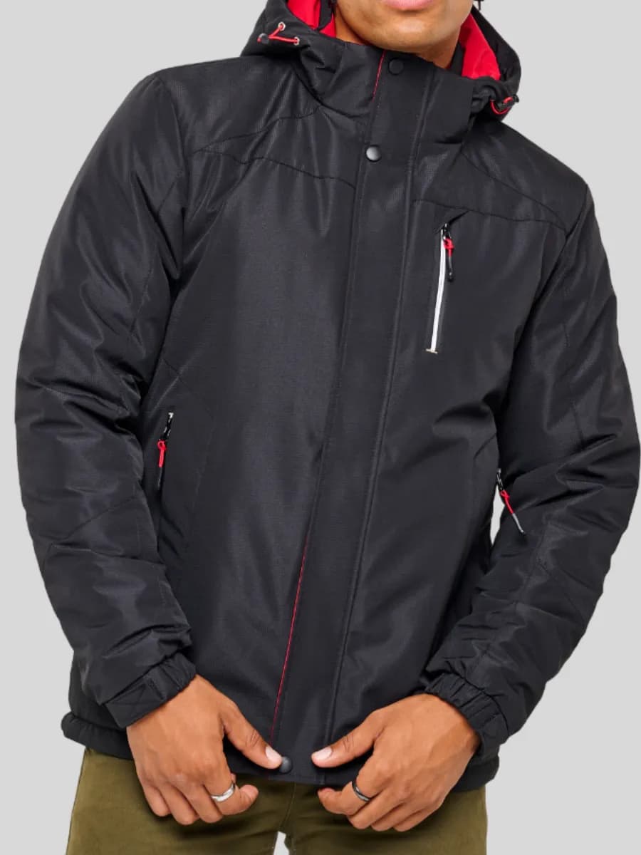 Куртка зимняя подростковая с капюшоном - фото 1