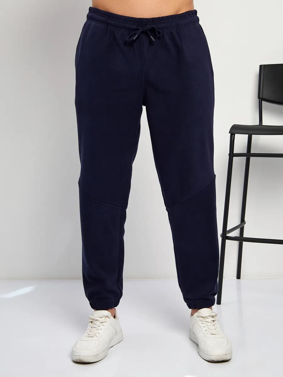 Штаны джоггеры флисовые