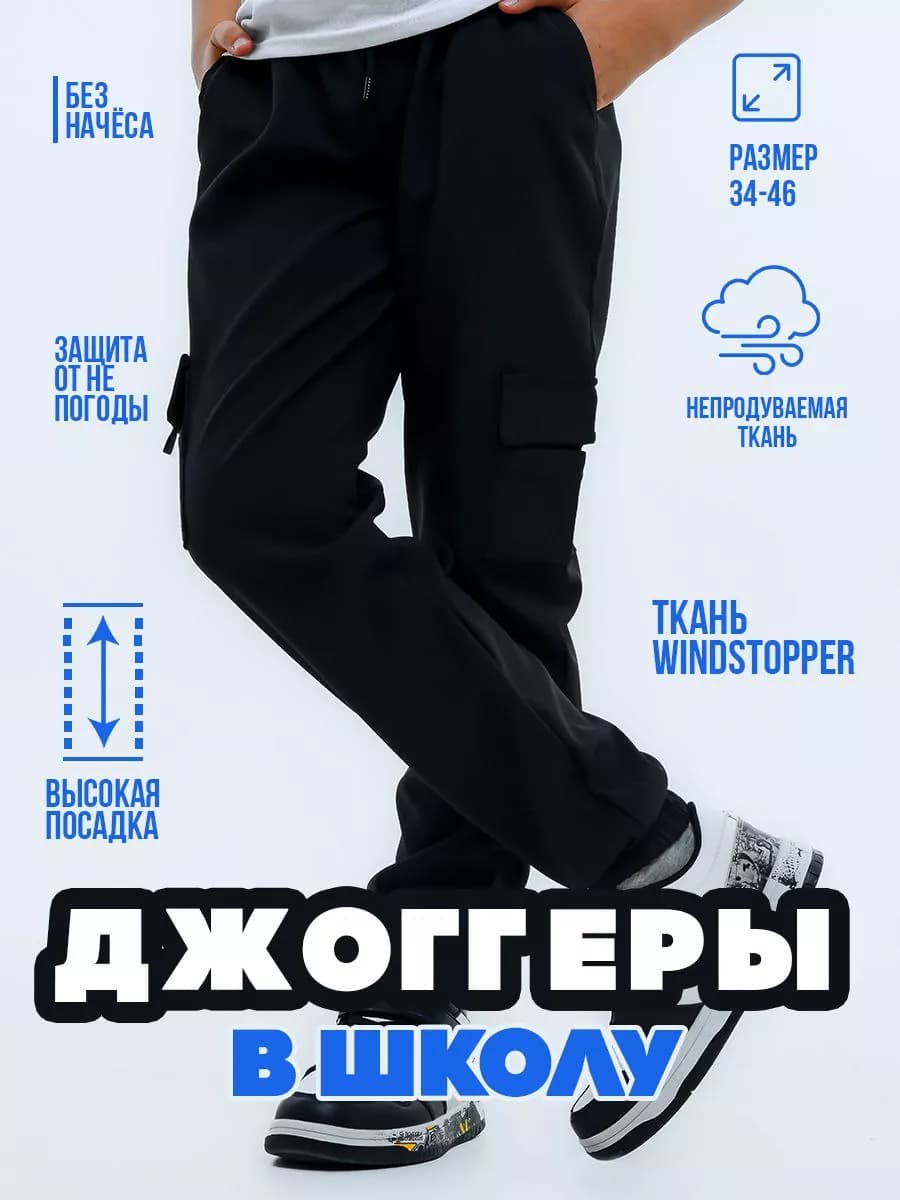 Джоггеры школьные