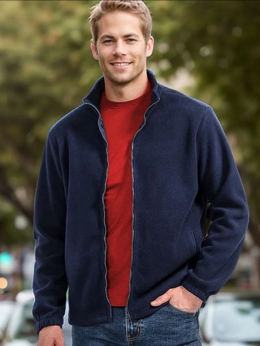 Флисовая толстовка на молнии - фото 1