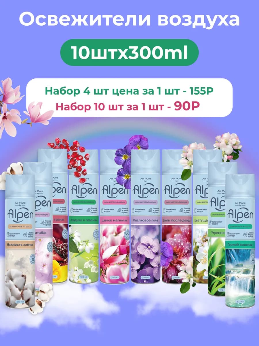 Набор освежителей воздуха для дома 10 шт
