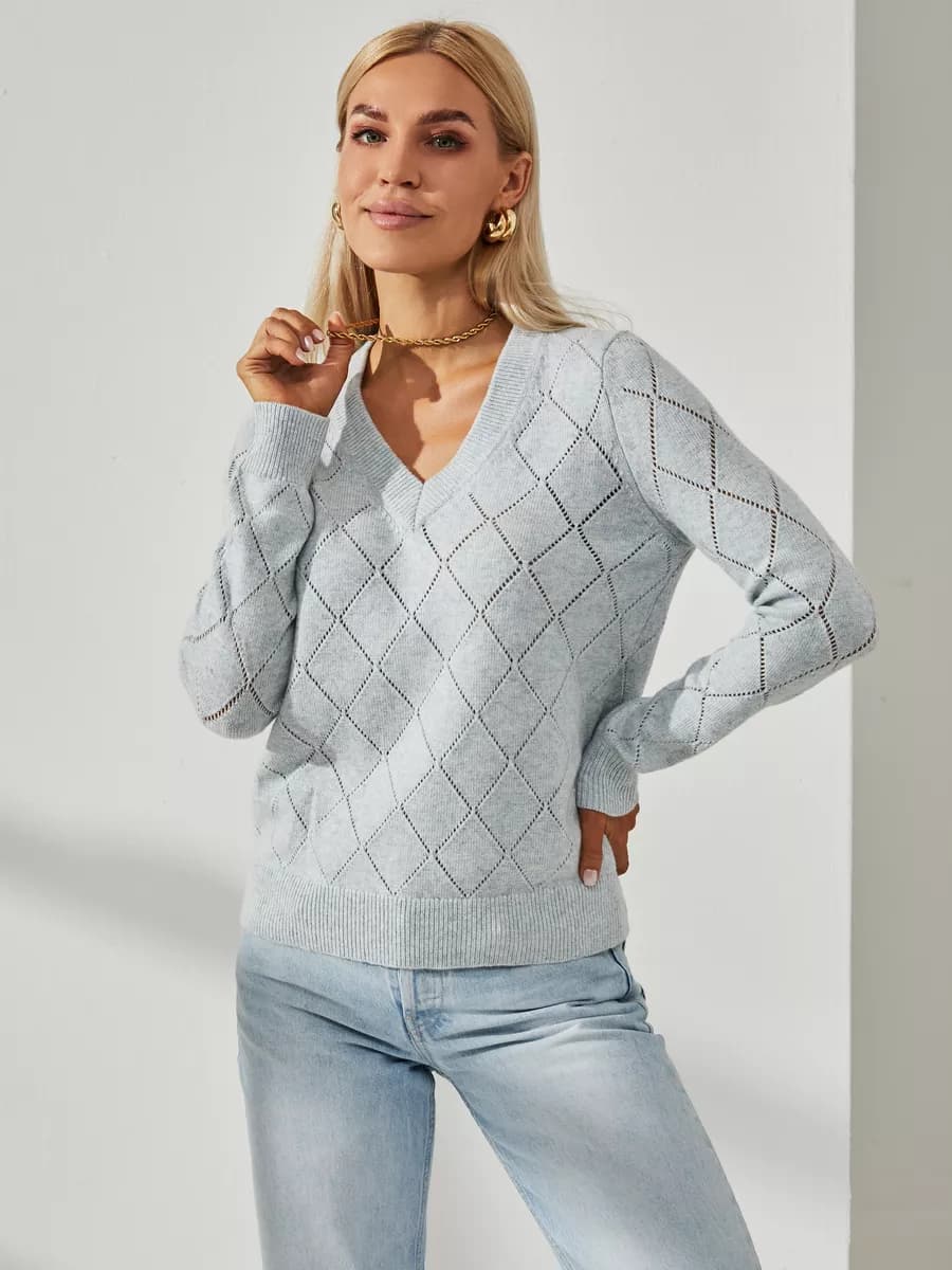 Джемпер вязаный