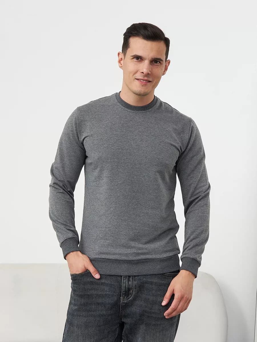 Свитшот однотонный толстовка без начеса