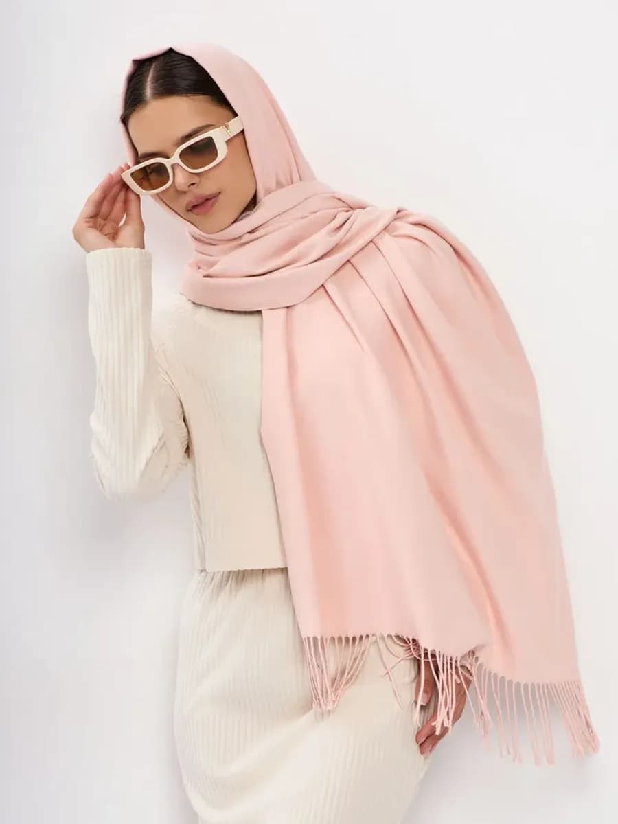 Палантин женский кашемир легкий