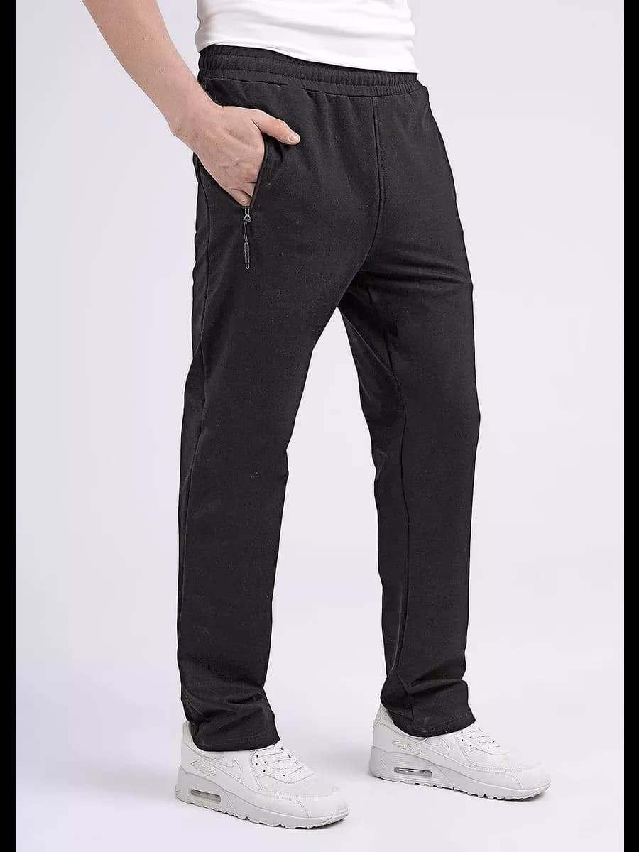 Брюки спортивные прямые хлопок