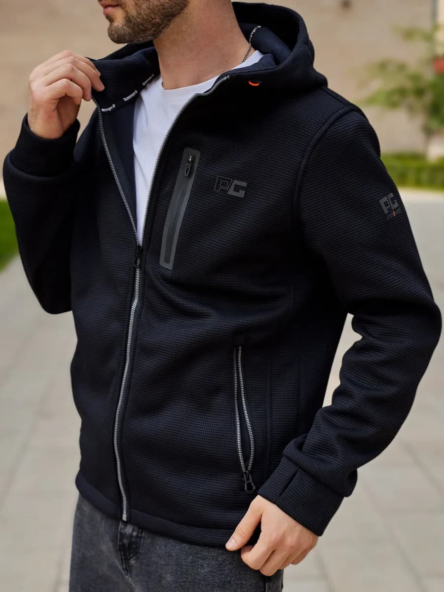 Толстовка утепленная ветровка на молнии