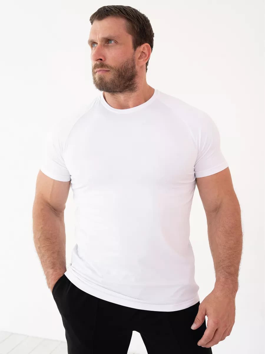 Футболка микрофибра с peach-эффектом спортивная - фото 1