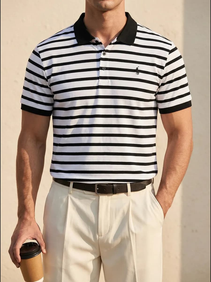 Футболка поло с коротким рукавом