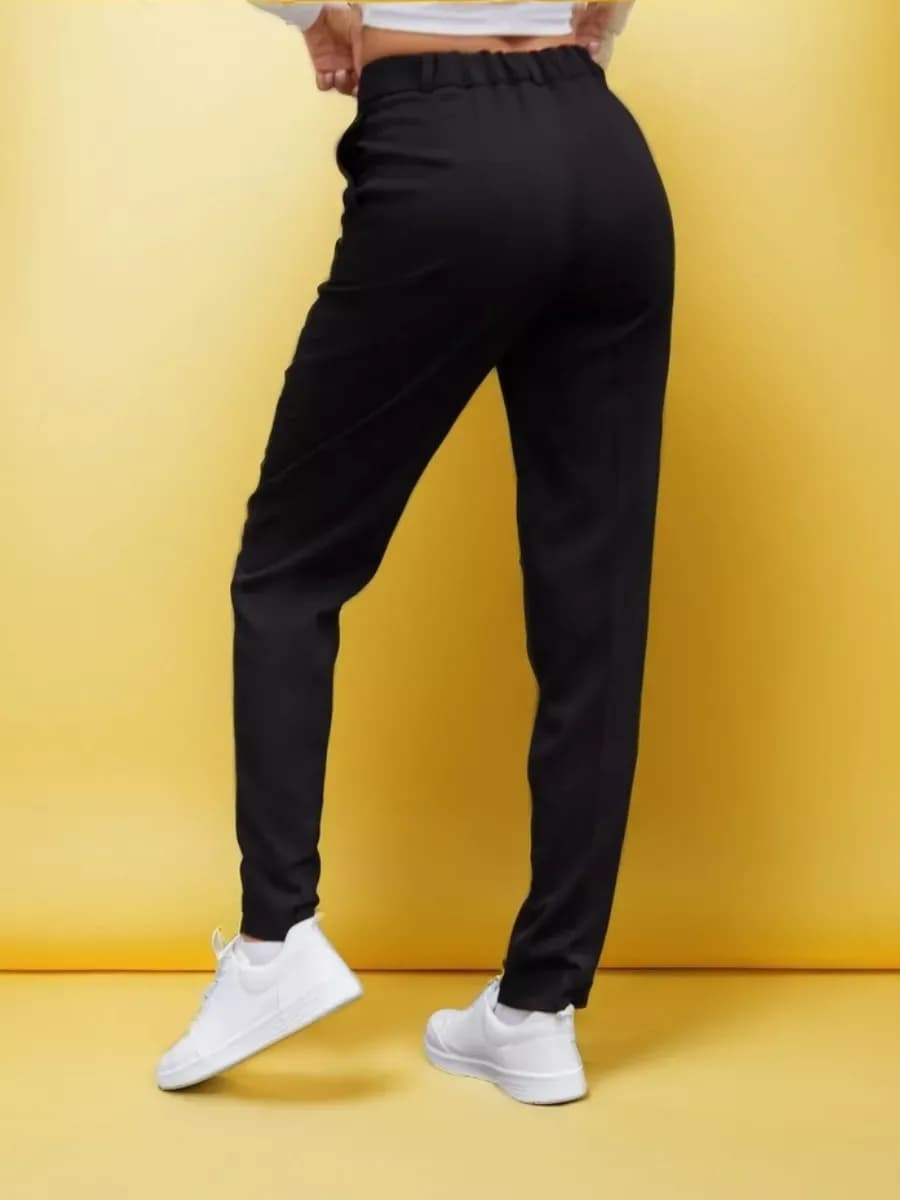 Брюки классические на резинке