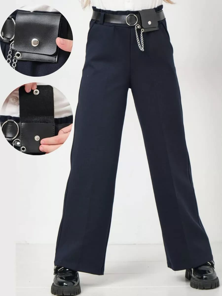 Брюки школьные для девочки плотные