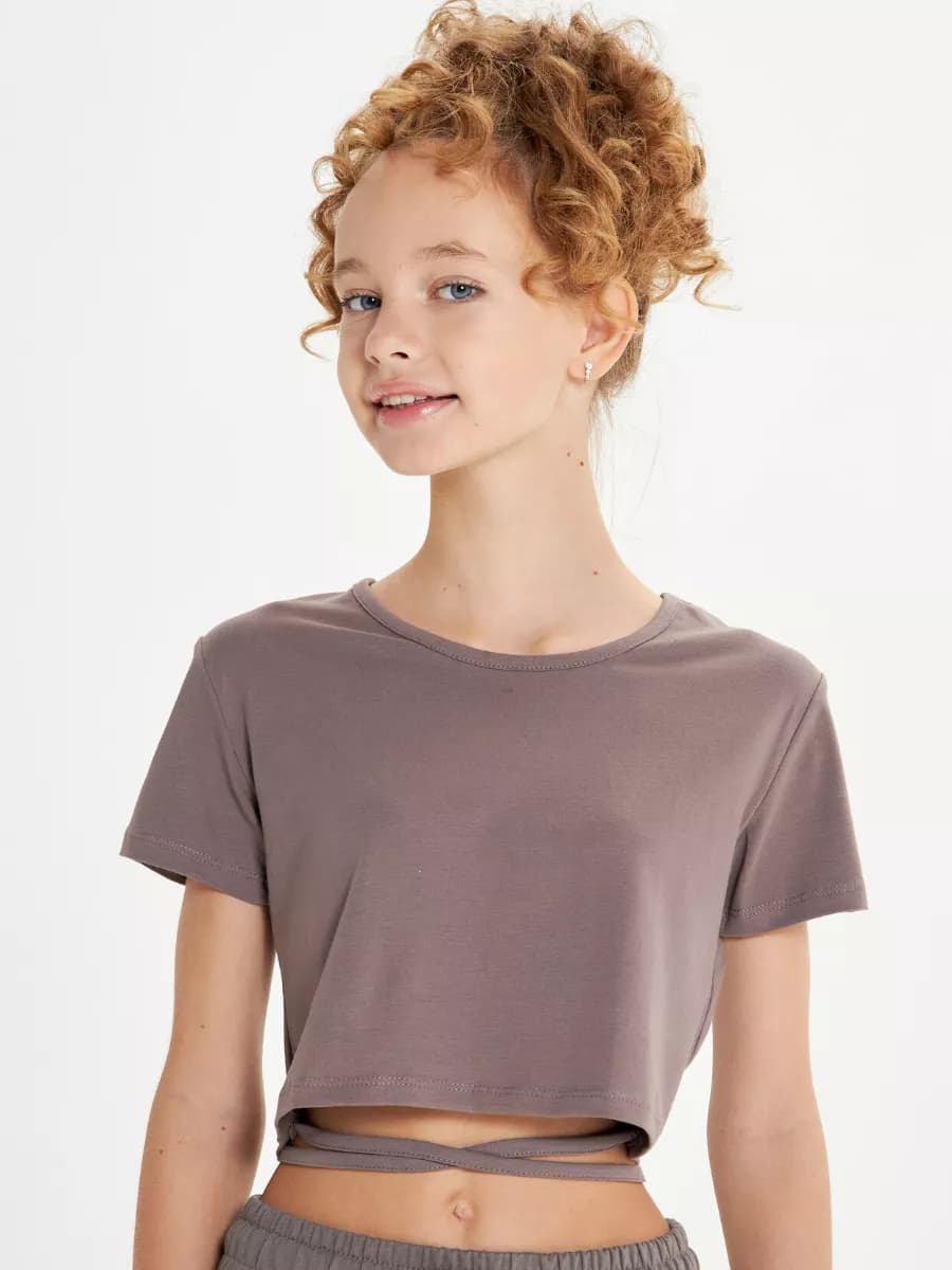 Футболка с завязками