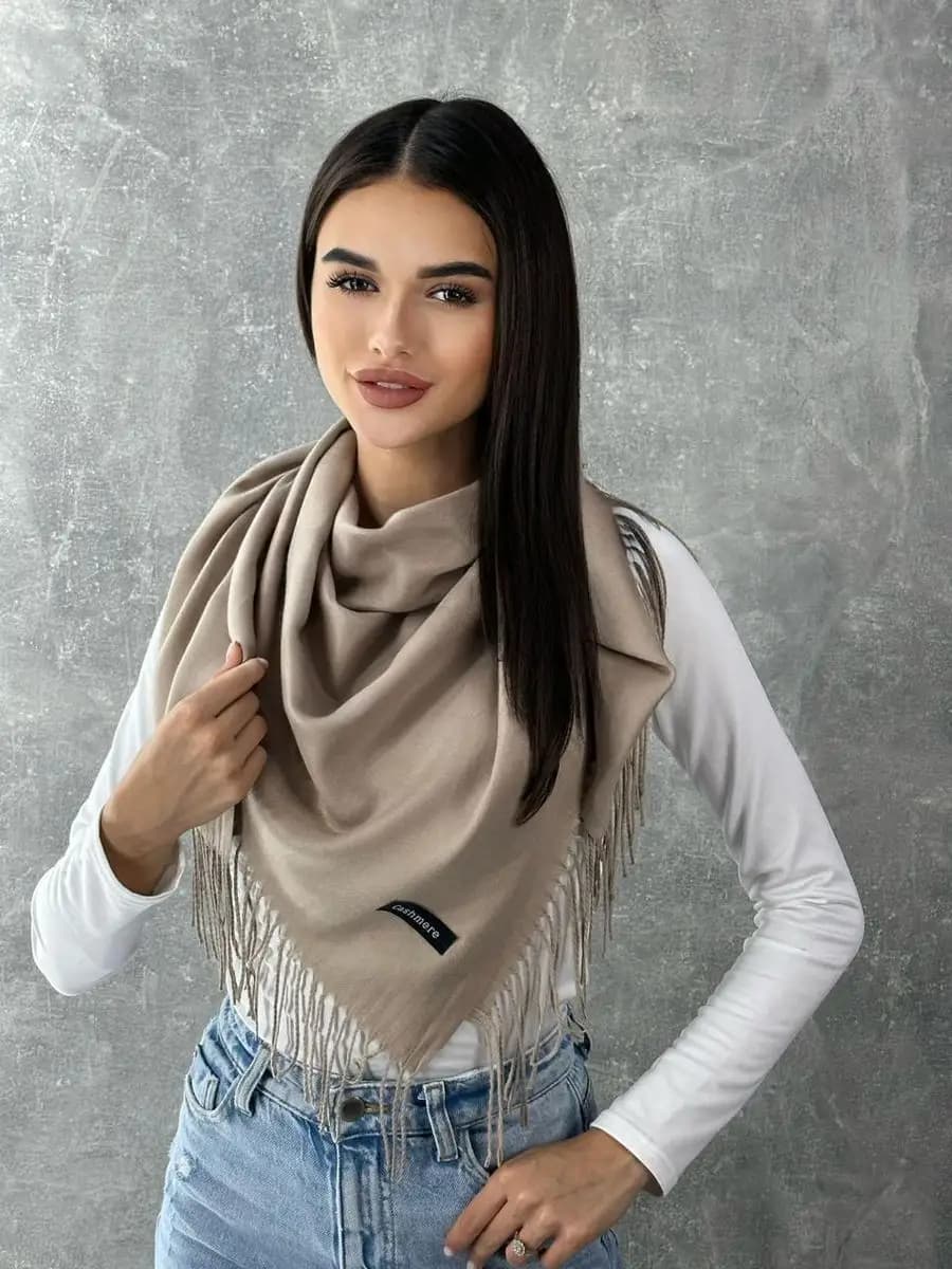 Палантин- шарф для зимний осенний