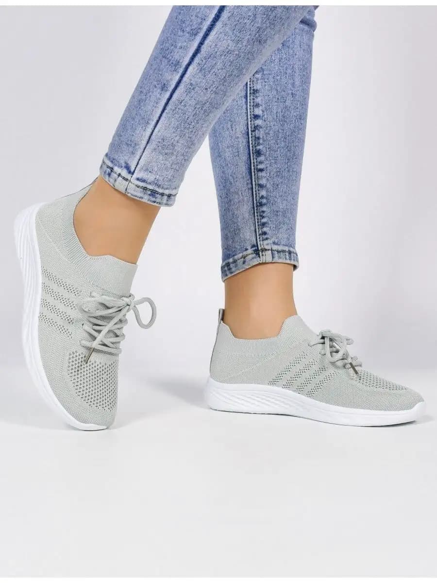 Кроссовки женские Слипоны Тряпочные кроссовки для фитнеса