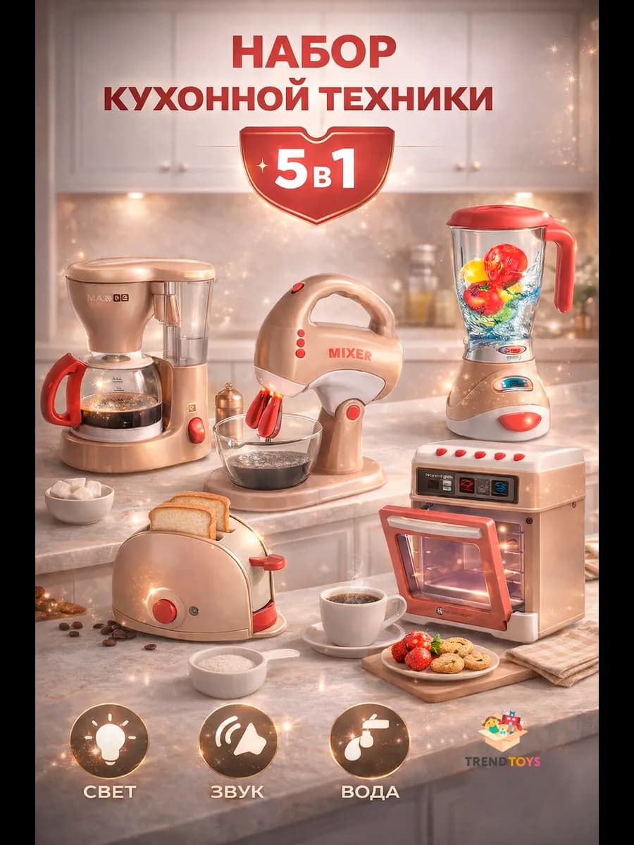 Игровой набор бытовой техники для детей