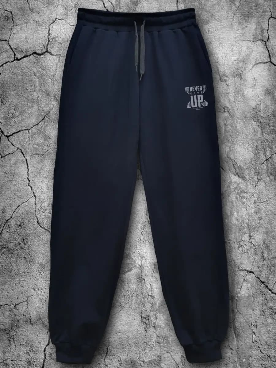 Брюки мужские спортивные штаны спортивные для зала синие