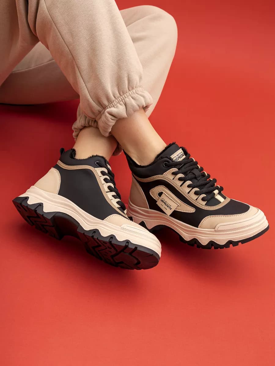 Ботинки из натуральной кожи спортивные