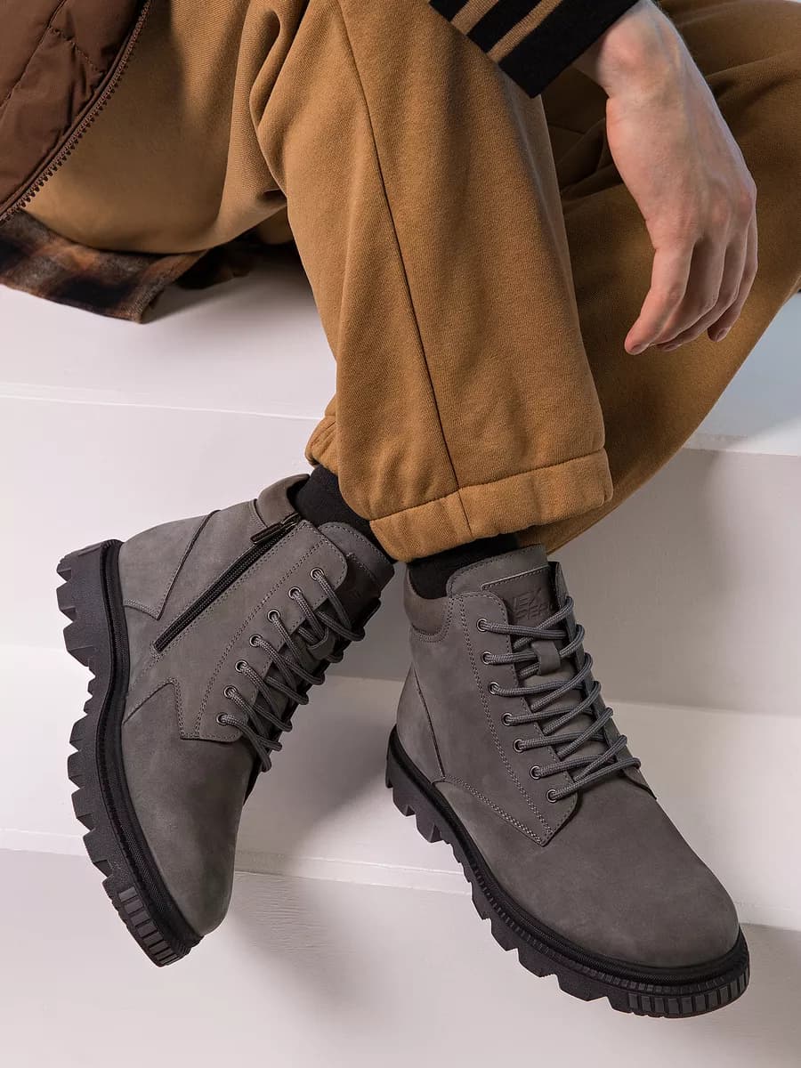 Ботинки зимние натуральная кожа с мехом