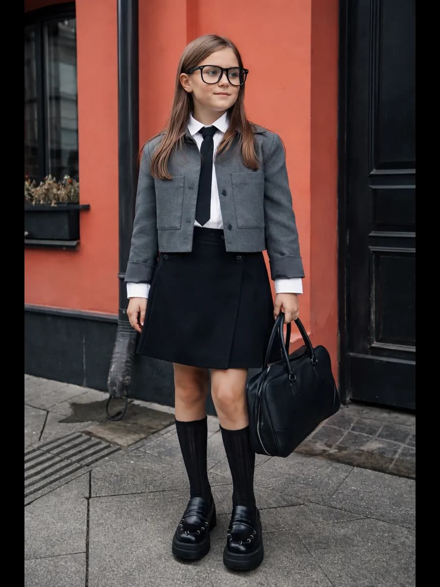 Юбка детская школьная классическая - фото 1