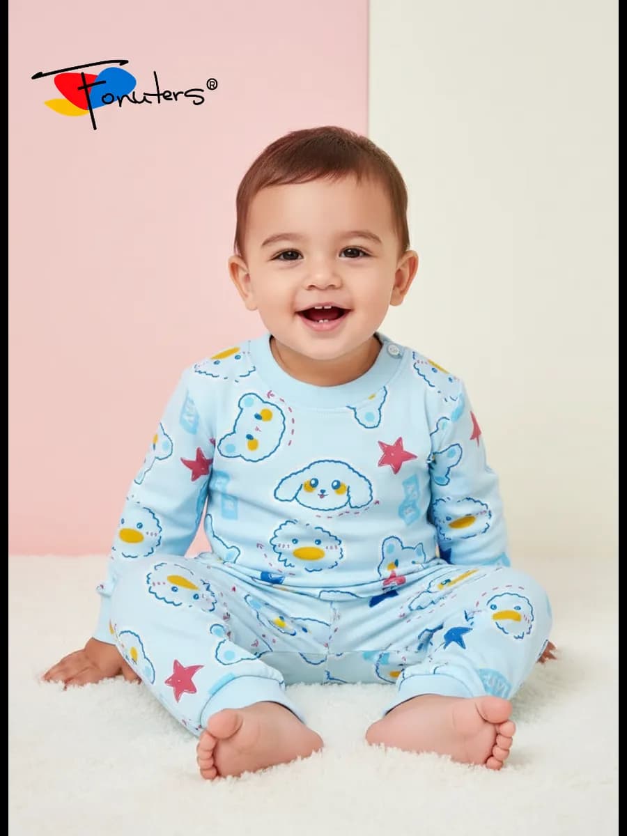 Пижама для мальчика и девочки со штанами хлопок