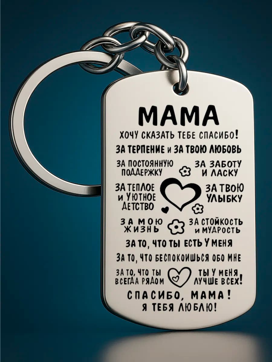 Брелок женский подарок маме