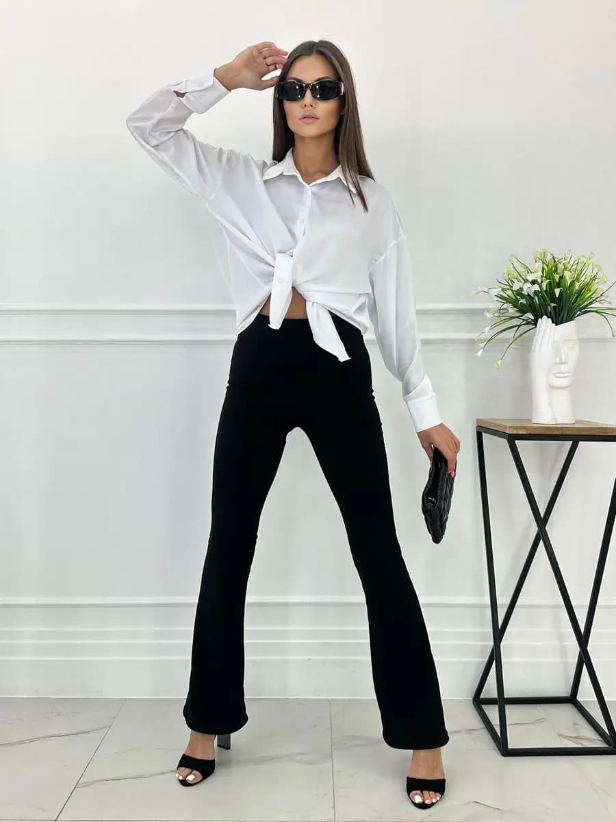 Брюки демисезонные прямые на резинке