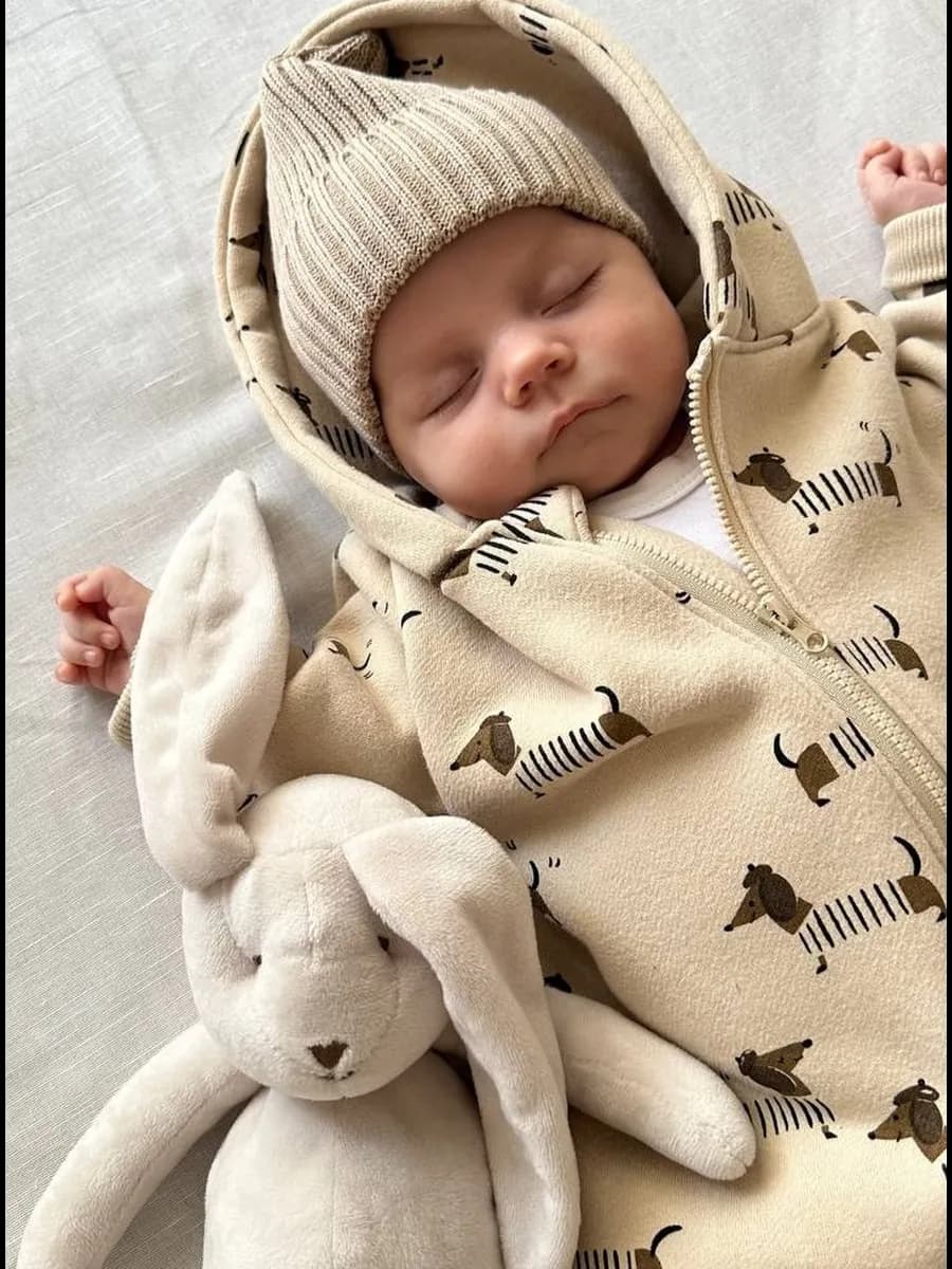 Флисовый комбинезон с начесом для детей и новорожденных