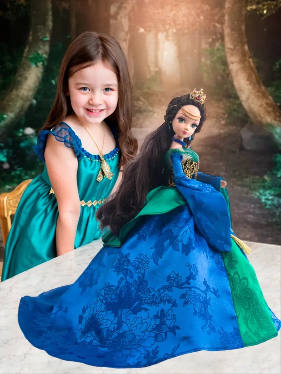 Кукла шарнирная коллекционная с аксессуарами