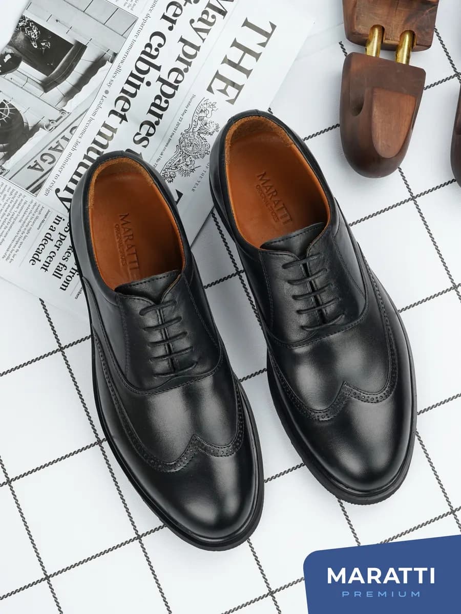 Туфли из натуральной кожи классические оксфорды