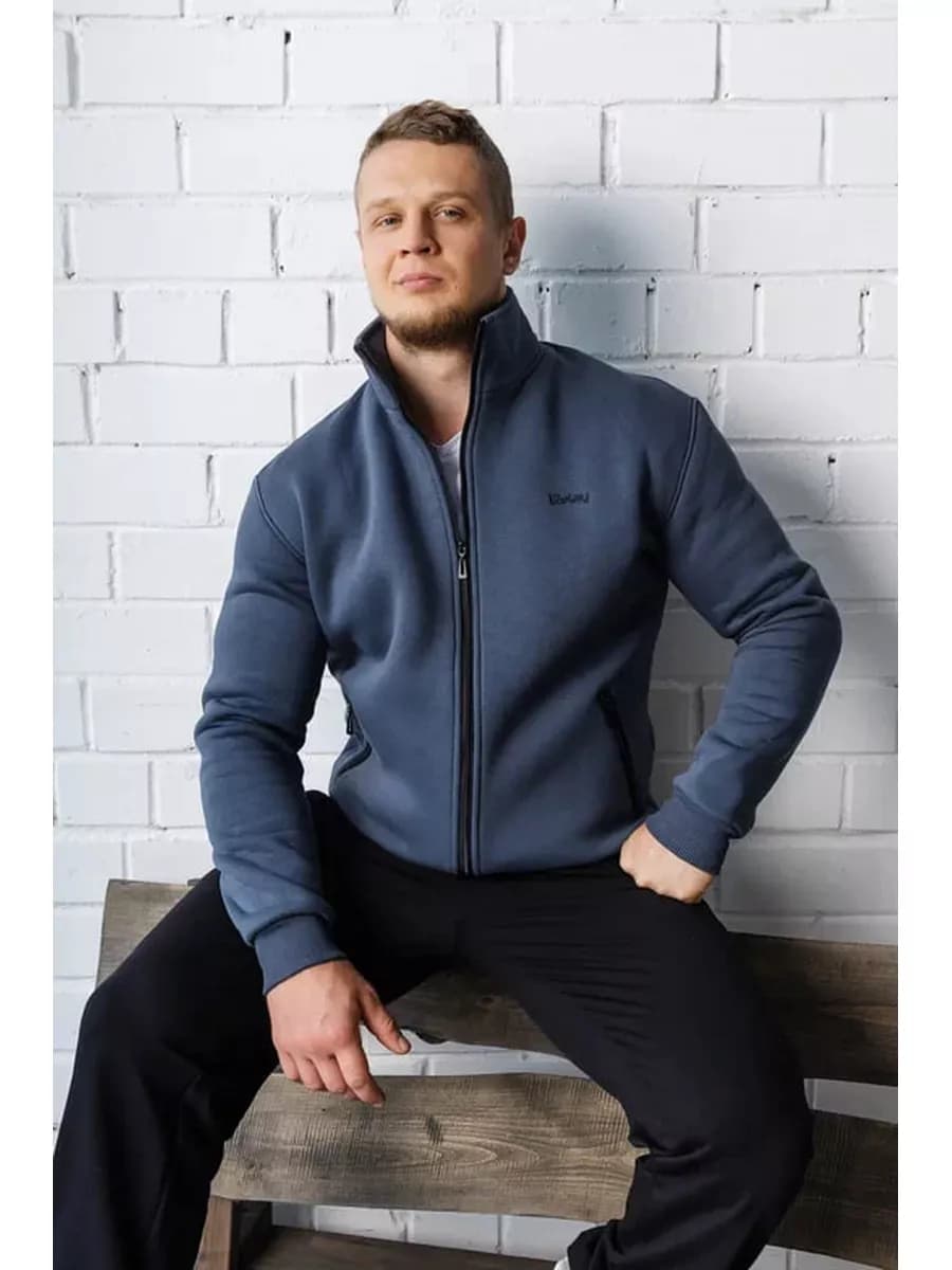 Толстовка мужская теплая