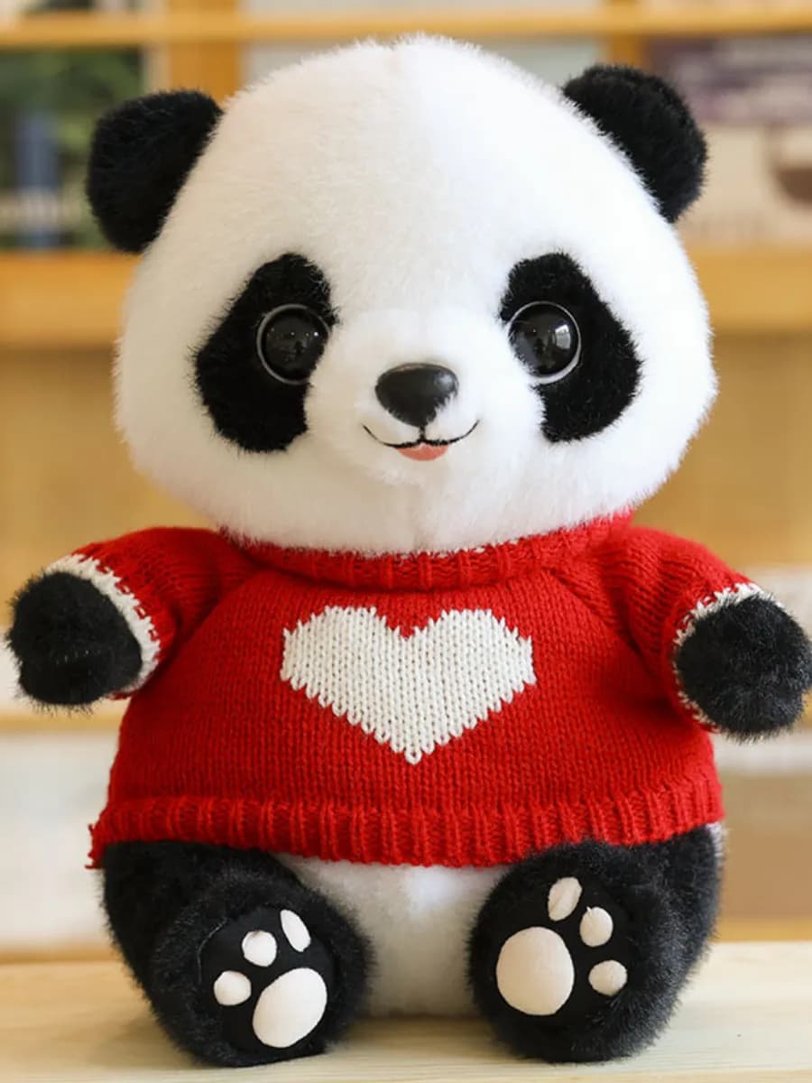 Мягкая игрушка Панда в кофте