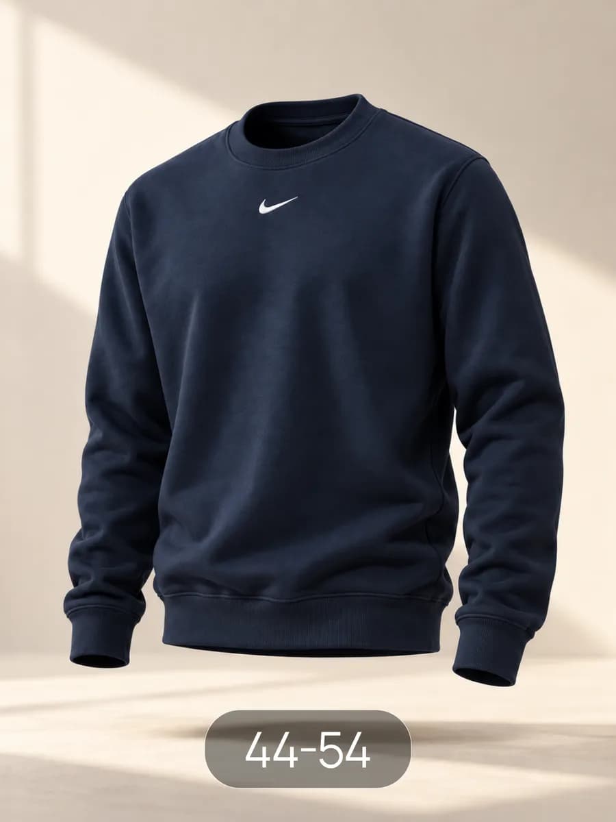 Свитшот с вышивкой оверсайз